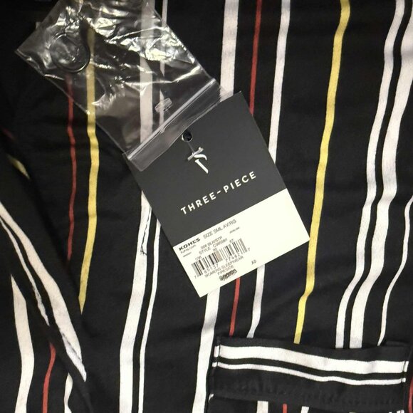 NWT Simply Vera Wang Women Striped Pajama Set Size Small 2pc Cozy Soft Lounge - Picture 5 of 10